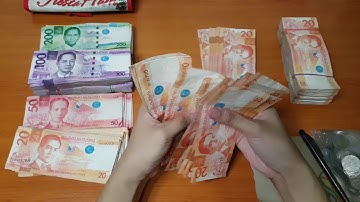 [4] ASMR MONEY SORT & COUNT - Let