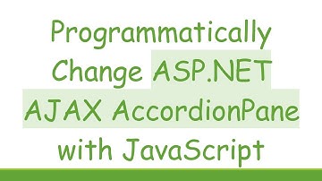 Programmatically Change ASP.NET AJAX AccordionPane with JavaScript