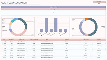 CRM Template for Excel and Google Sheets