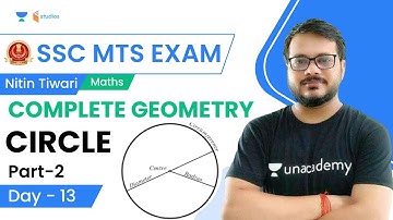 Complete Geometry in 30 Days | Circle | Part - 2 | Maths | SSC MTS | Nitin Tiwari