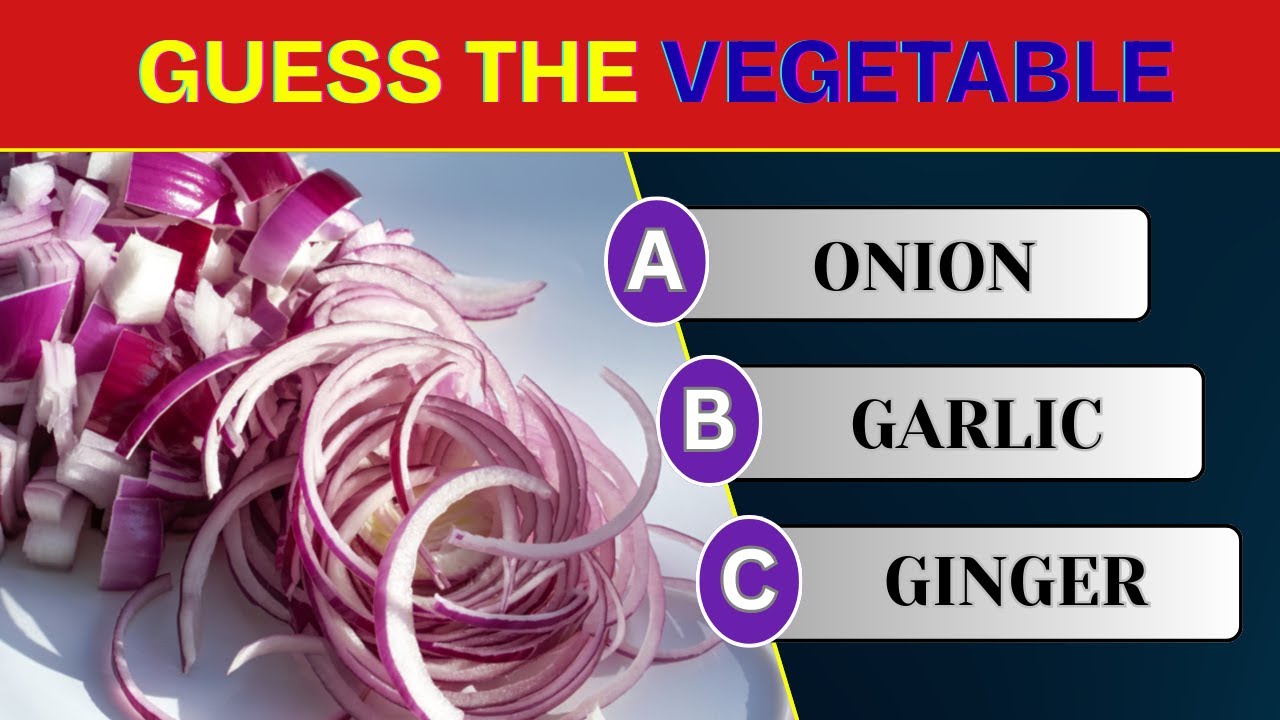 Can You Guess the Vegetable by Image?🌱 Fun Veggie Quiz Challenge!