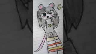cat is mad!! (my idea) #cat #furry #mouse#rat#kitten#kitty#kiwikit #aquafluvsies #emojicat #doodle