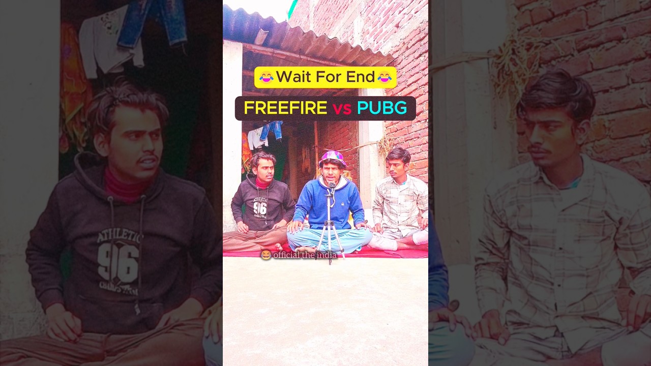 free fire Vs PUBG | funny video | free fire ajju bhai and raistar | 