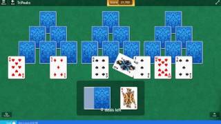 Classic\TriPeaks - Expert - Earn a score of 32,700 screenshot 4