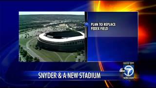 Snyder wants new, retro stadium for Washington Redskins