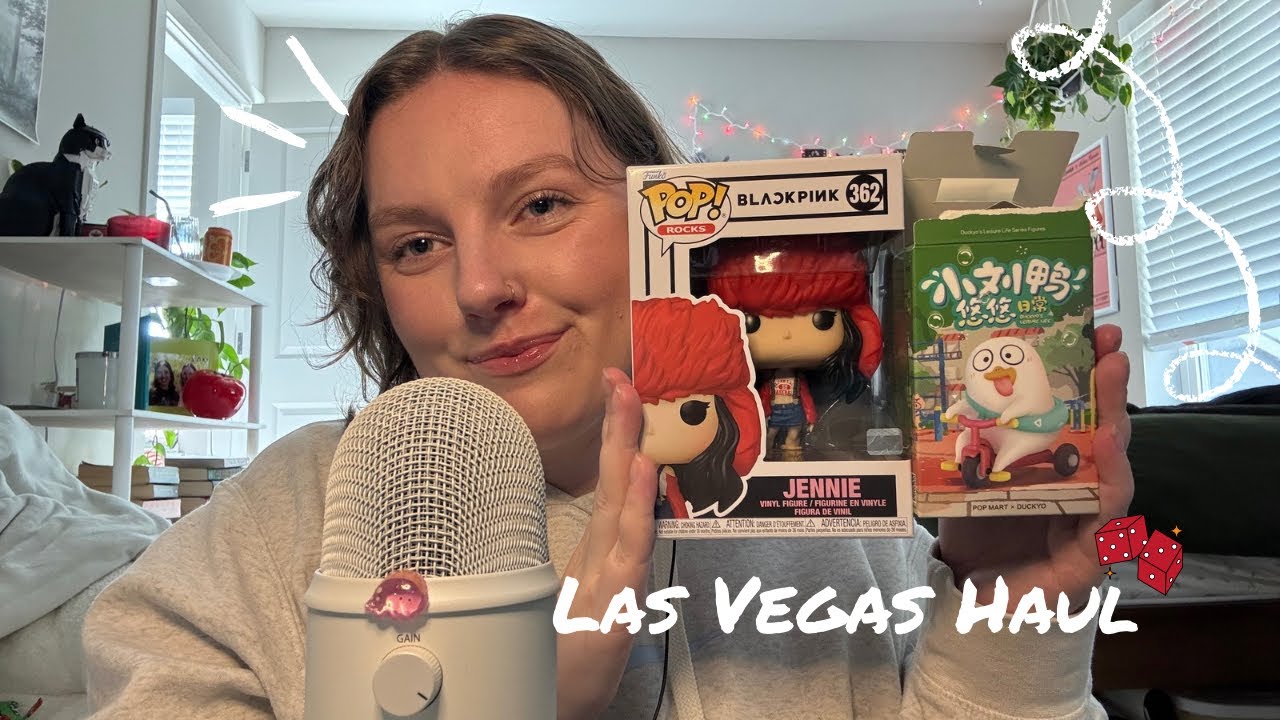 asmr what I got in las vegas haul🎲🃏 | whisper ramble | tapping