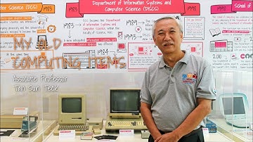 My Old Computing Items: Associate Professor Tan Sun Teck