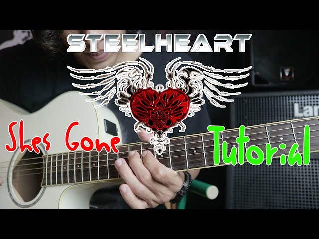 Steelheart Shes Gone Solo Guitar Tutorial Acoustic class=