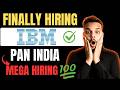 IBM PAN India Hiring 2026 | Oodles Hiring 2025-2024 | Off Campus Drives Announced for Freshers