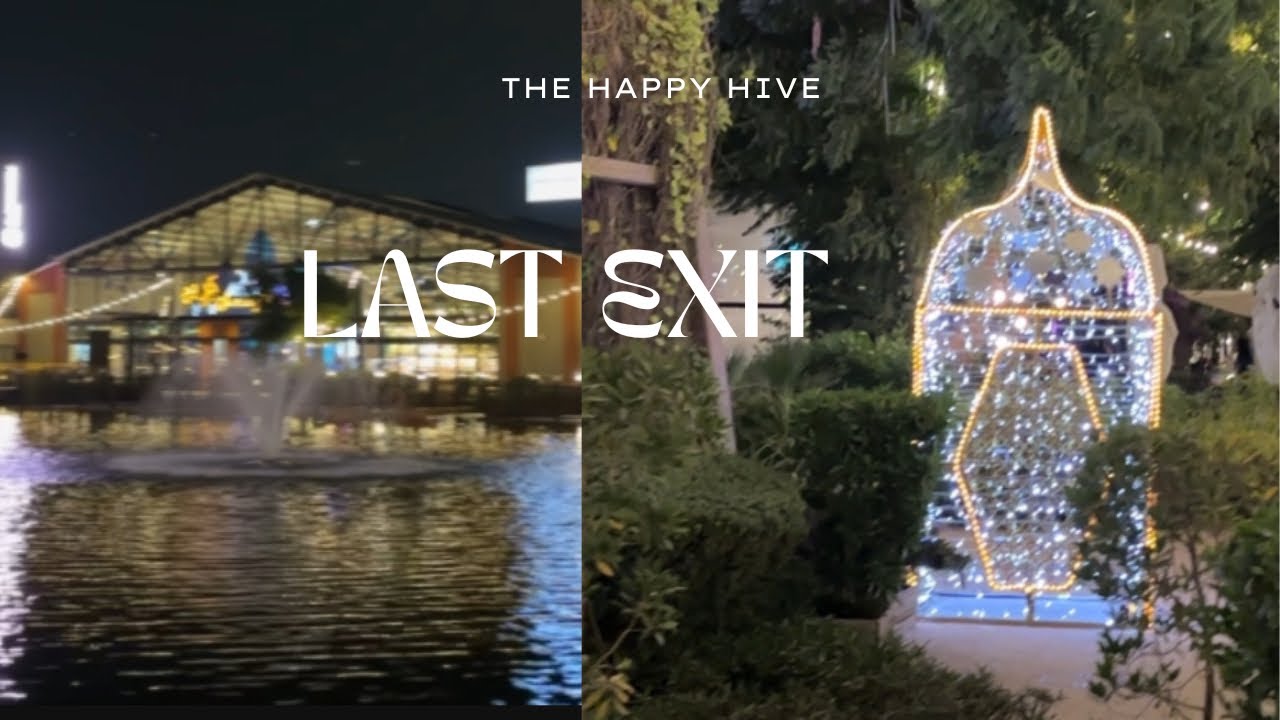 Last Exit Dubai at Night – Stunning Lights & Food Truck Paradise! 🌙✨ | Dubai, UAE 🇦🇪
