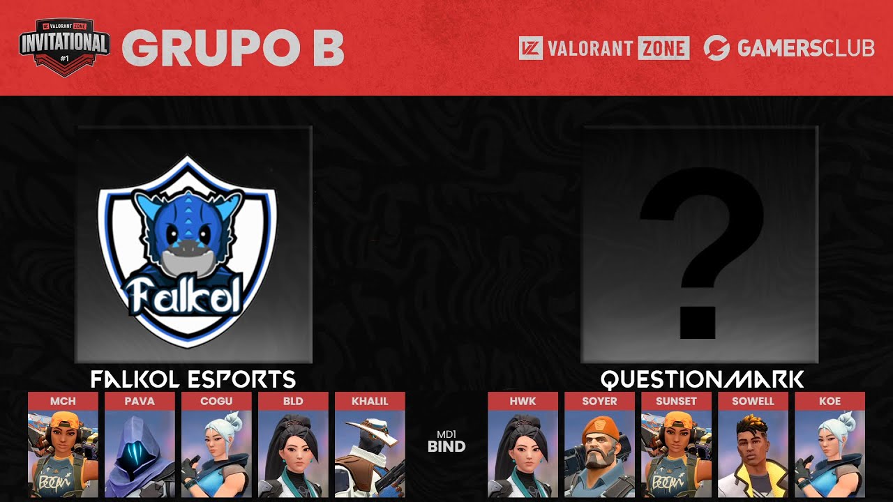 [POR] Falkol eSports vs QuestionMark | VALORANT Zone Invitational #1 (Group B, LB Semifinals)