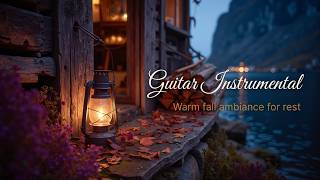 Peaceful Guitar Music - Cozy Autumn Cabin & Soft Acoustic Guitar Tunes for Relaxation screenshot 4