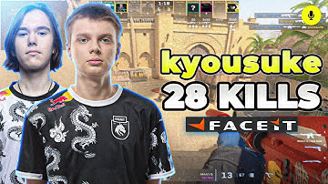CS2 POV | kyousuke 28-14 Faceit Ranked with donk (Mirage) Voice Comms