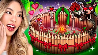 I Built A VALENTINE'S DAY BASE In 99 Nights In The Forest