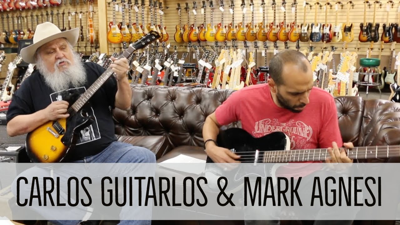 Carlos Guitarlos & Mark Agnesi - 1955 Gibson Les Paul Jr & Mid 60's Silvertone 1444 Bass