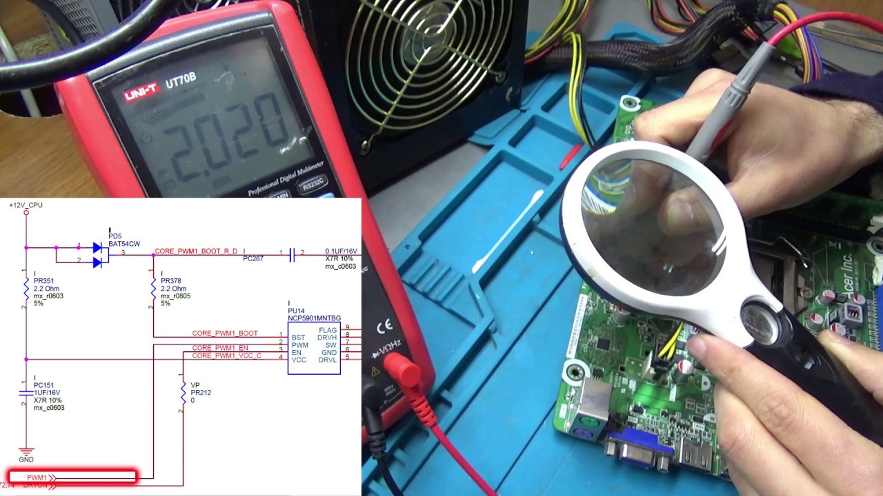 Desktop Motherboard Repair | CPU Voltage problem
