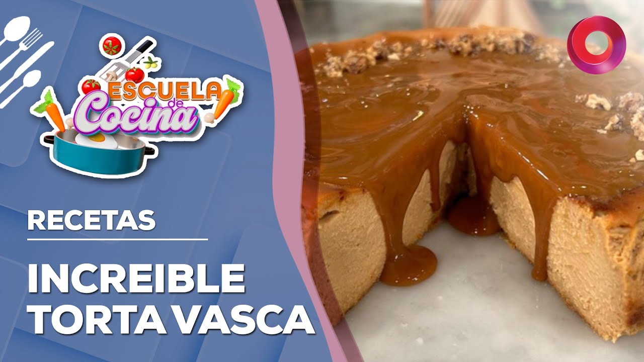 Increíble torta vasca | #EscuelaDeCocina - 02/01 - El Nueve