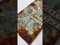 RUST EFFECT on a Mixed Media Tag