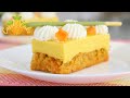 Pastel de Zanahoria 🥕 con Gelatina de Mango