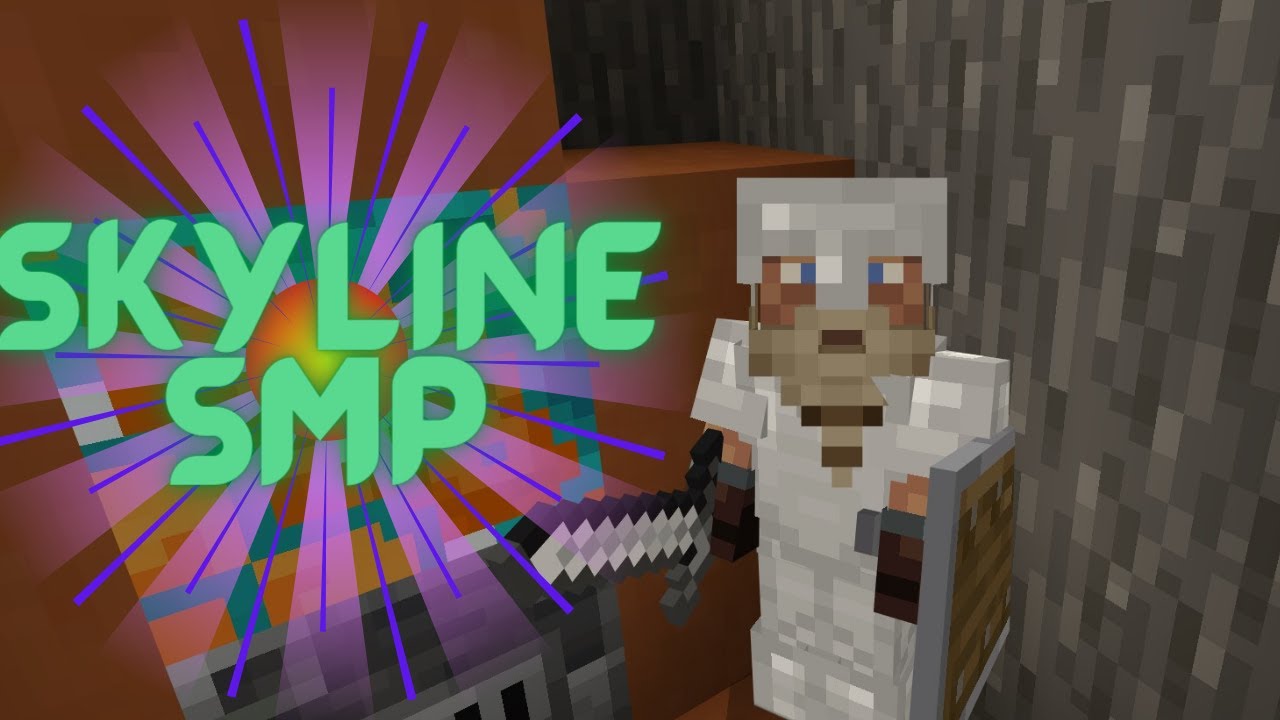 "Trying not to Fall in Lava🔥" | Skyline SMP Server Minecraft Bedrock ...