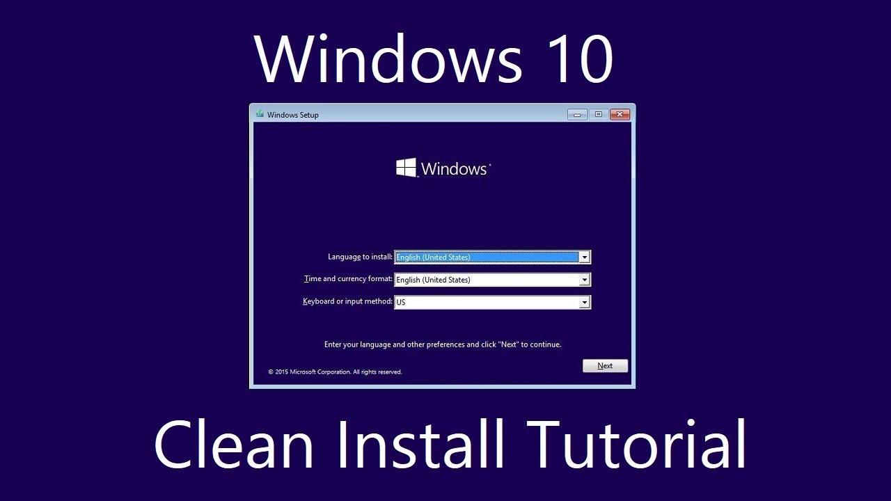 windows 10 pro clean install key