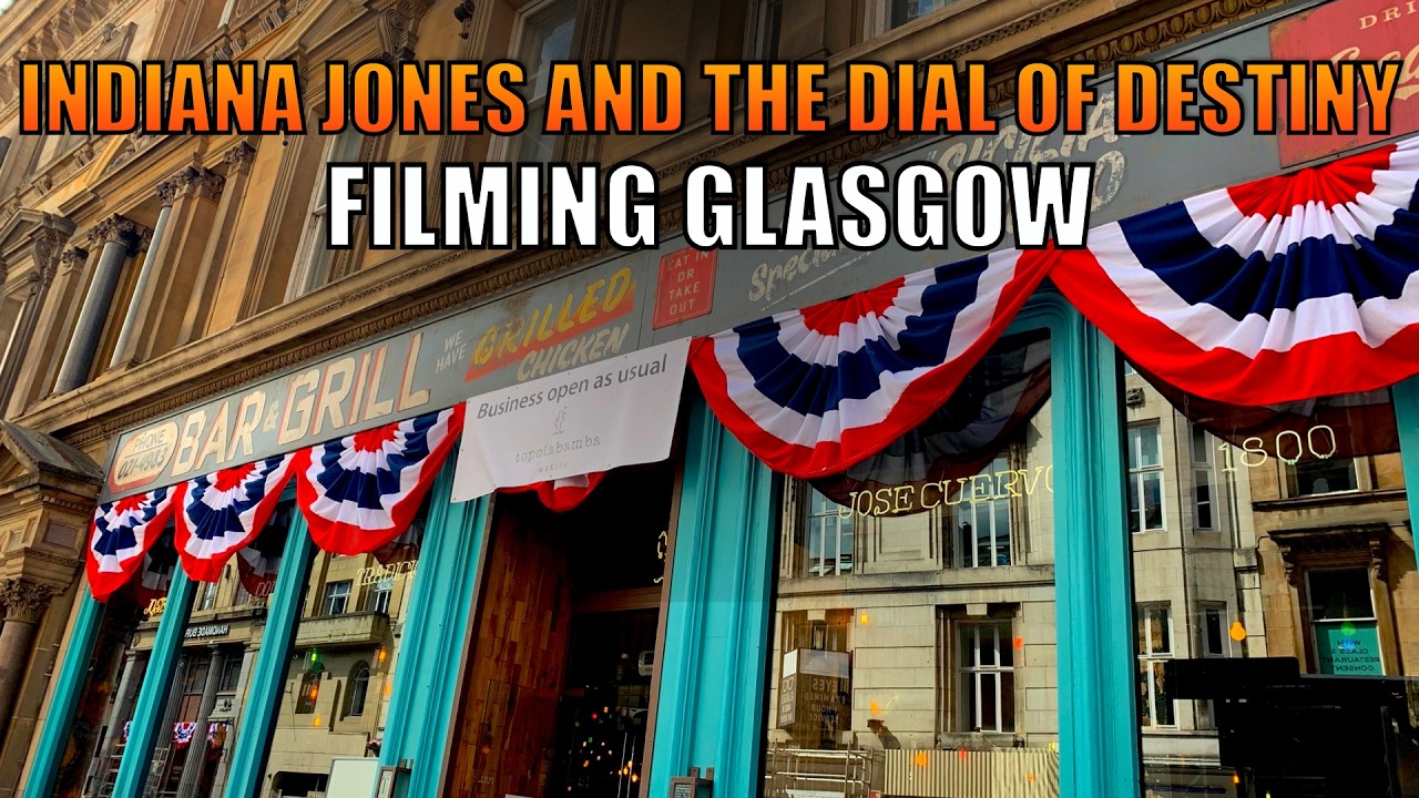Behind the scenes of Indiana Jones and the Dial of Destiny filming in ...