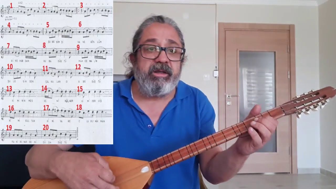 SOLFEJ ŞU BENİM DİVANE GÖNLÜM KISA SAP BAĞLAMA EKLEYEN SURGEON