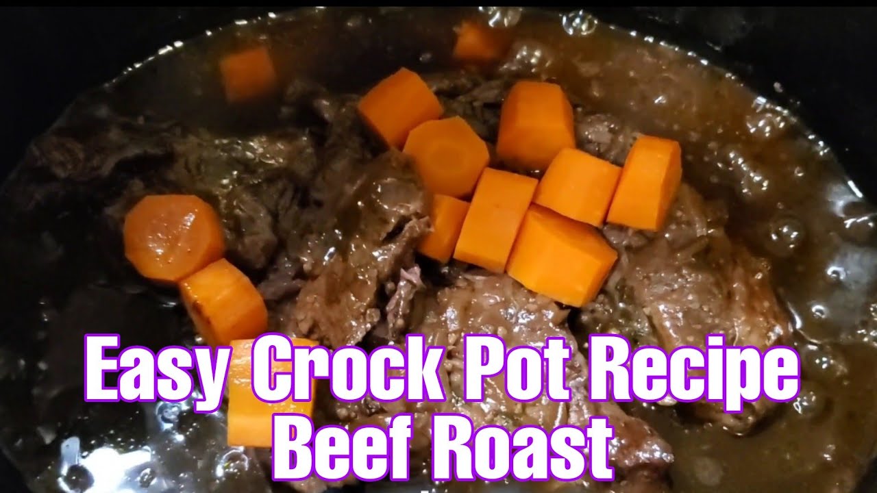 Easy Crock Pot Recipe Beef Roast Panlasang Filipino Recipe Youtube