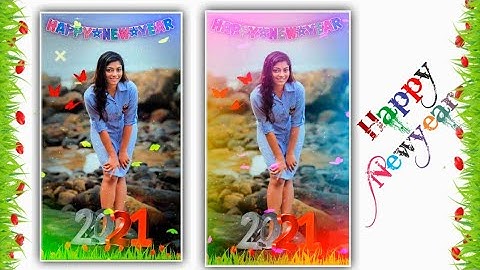 Happy New Year 2021 Avee Player Template | Happy new year 2021 status | New year status 2021