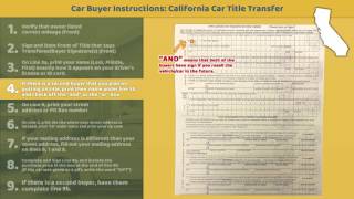 Where to sign the california certificate of title when you are buyer.
provided by: http://www.familycarbuyers.com if looking for
instructions...