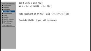 unification, completeness, semi-decidability, grounding