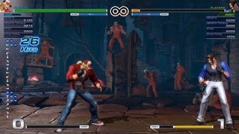 THE KING OF FIGHTERS XIV v3.01 terry combo 21 cross up 872 dmg