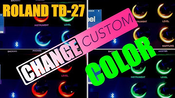 ROLAND TD-27 how to (Custom Color Change)