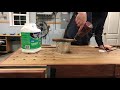 Remove oil from soaked wood