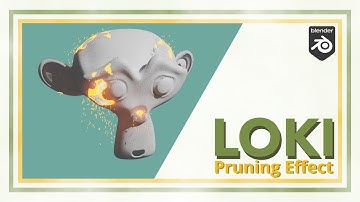 How to create Marvel Loki Pruning Effect in Blender