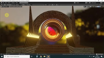 portal sci-fi blender bi daridja بوابة