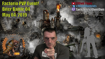 Factorio PVP Biter Challenge 04 - Colonelwill vs Xterminator