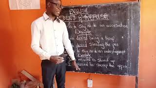 ENGLISH:Deny and Refuse...FORM 1 AND FORM 2 LESSONS