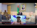 Boubou mabel fait le compte rendu de la visite du chef dtat major en mauritanie