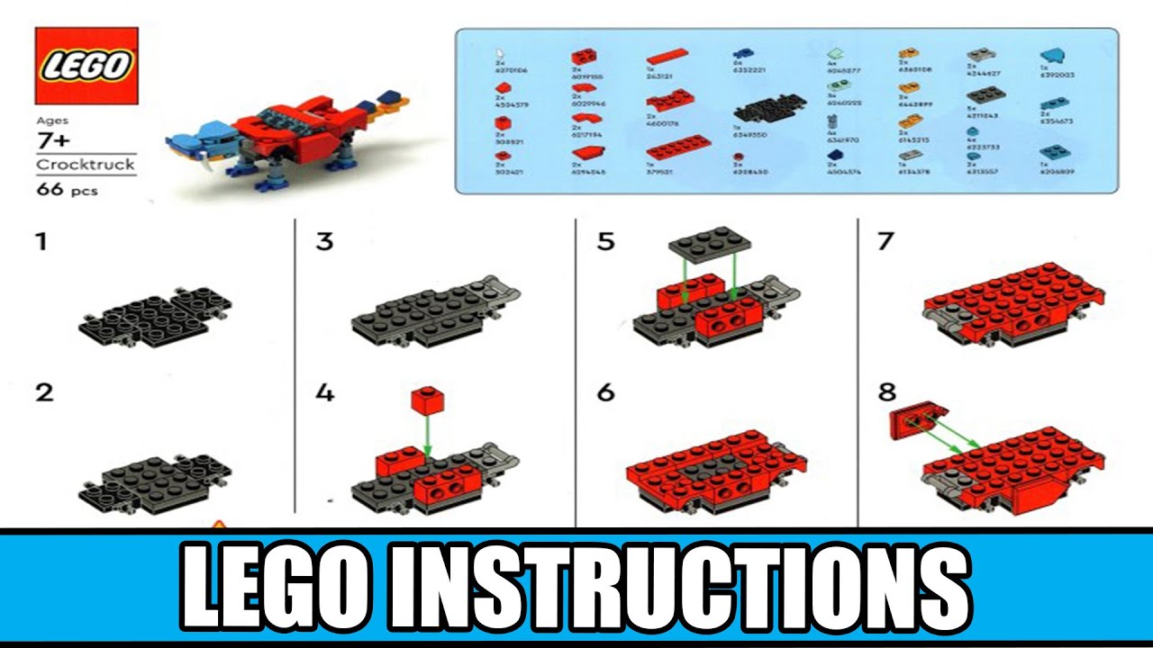 Dreamzzz - Promotional - Crocktruck LEGO instructions