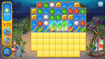 Fishdom level 10 Gameplay (iOS Android)