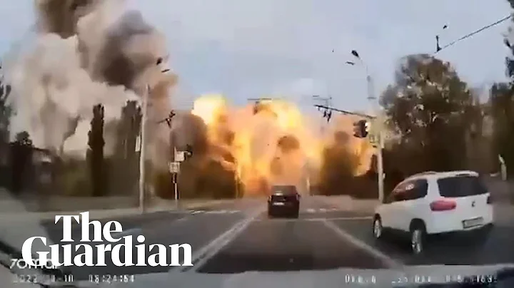 Dashcam video shows moment of missile strike in Dnipro, Ukraine - DayDayNews