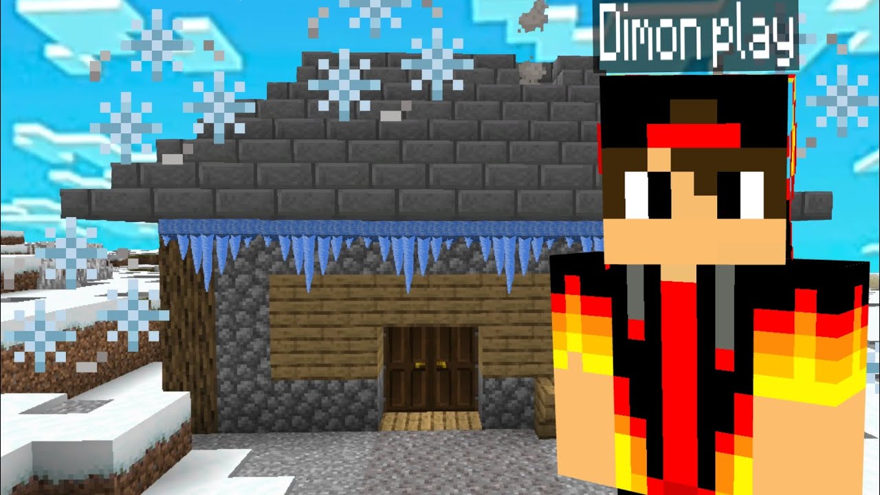 ПЕРВЫЙ СНЕГ В МАЙНКРАФТЕ | Dimon play Minecraft - YouTube