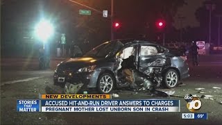 Accused hit-and-run driver answers to charges