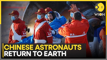 China’s Shenzhou-20 Crew Returns to Earth Safely After Debris Delay | WION