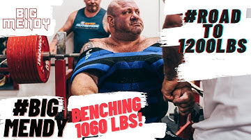 #TEAMMENDY Episode 4: SCOT MENDELSON BENCH PRESSES 1060LBS ON THE ROAD TO 1200LBS  #RoadTo1200