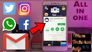 access all your social apps in 1 app,how to run facebook whatsapp in one app,facebook twitter Instag screenshot 5