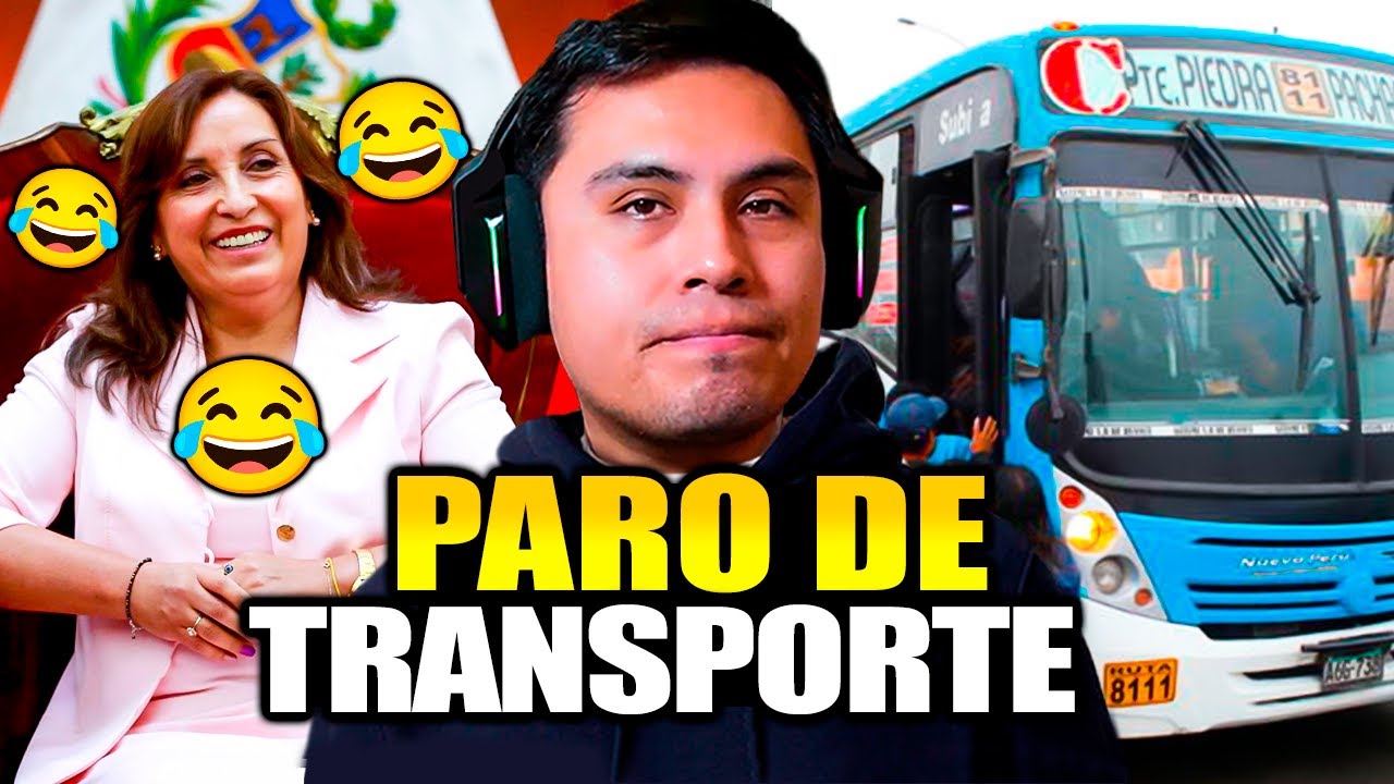Reacciono Paro de Transporte  y  Dina es un chiste