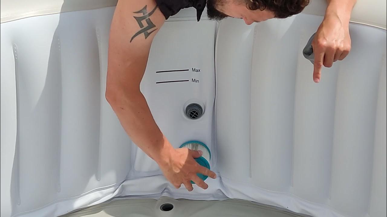 Part 5 CleverSpa® Maevea Inflatable Hot Tub How to Fit the Filter