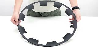 How to Install Tesla Model Y 20-Inch Hubcap Protection Ring | 4pcs ABS Rim Protector